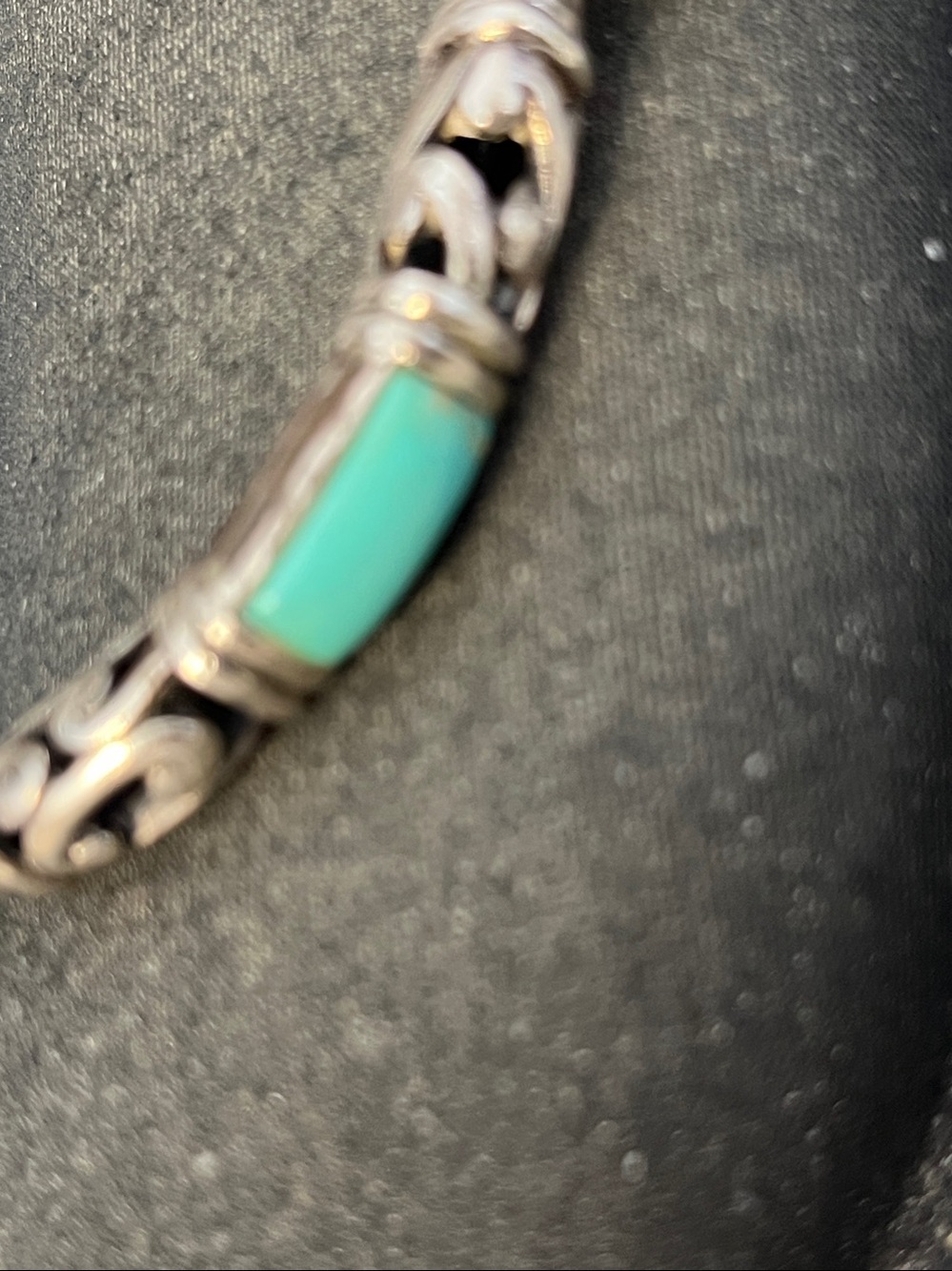 Studio Barse Turquoise and Sterling Silver Beaded Bracelet - Picture 6 of 7